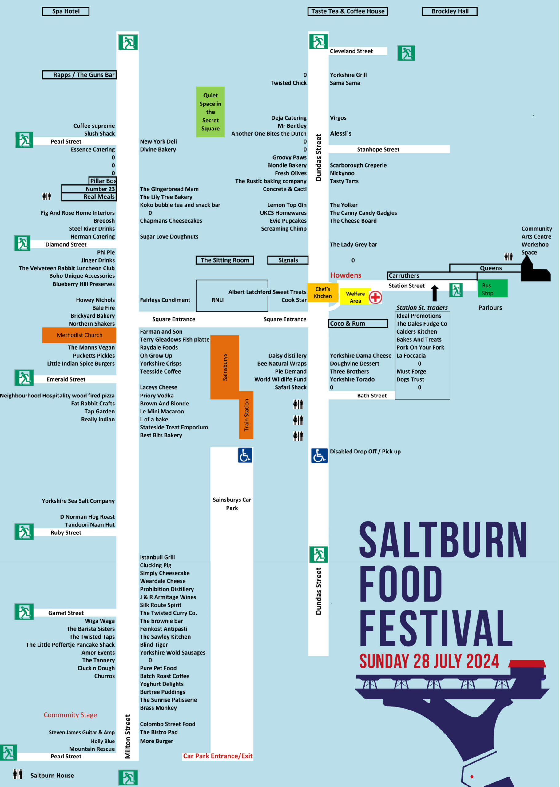 2024 Traders - Saltburn Food Festival